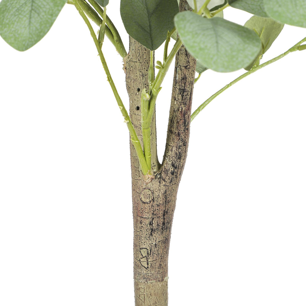 6FT Artificial Eucalyptus Tree Indoor Fake Tree Tall Fake Eucalyptus Plant Large Lifelike Green Faux Tree Living Room
