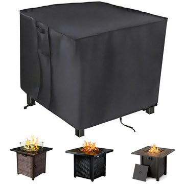 Fire Pit Cover Square Gas Fire Pit Table Cover 28X28 inch