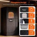 Sauna Box - Portable Sauna for Home with Upgraded 3L 1500W Steamer, Folding Chair and Non-Slip Mat for Relaxation Spa