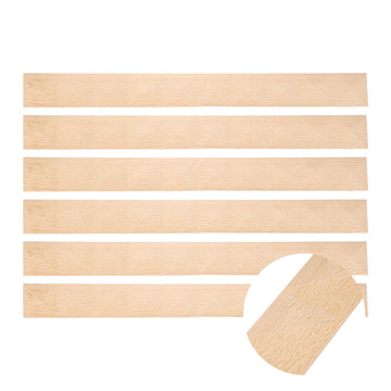 6pcs 15.75" Decorative Wood Trim Unfinished 3D (Pyramid-Shaped 40mm)