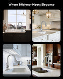Vintage Kitchen Faucet with Pull Down Sprayer