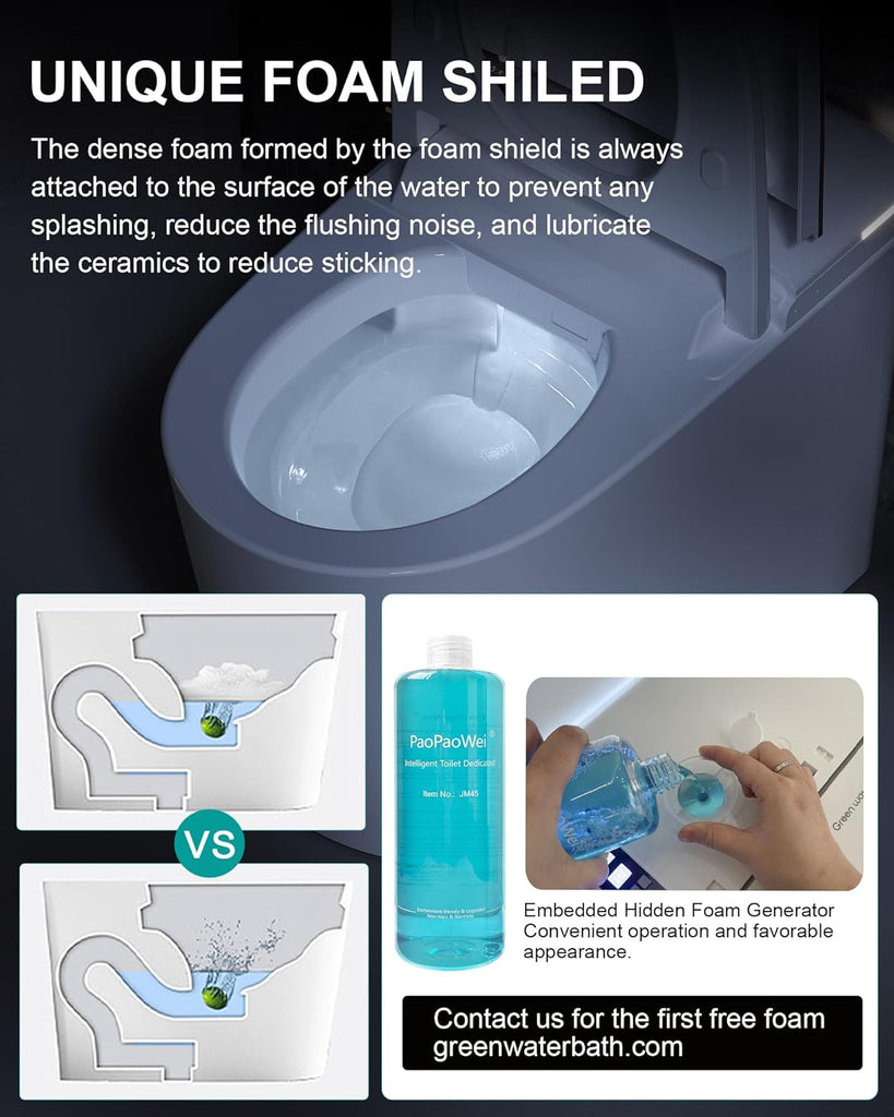 Smart Toilet with Bidet Built in