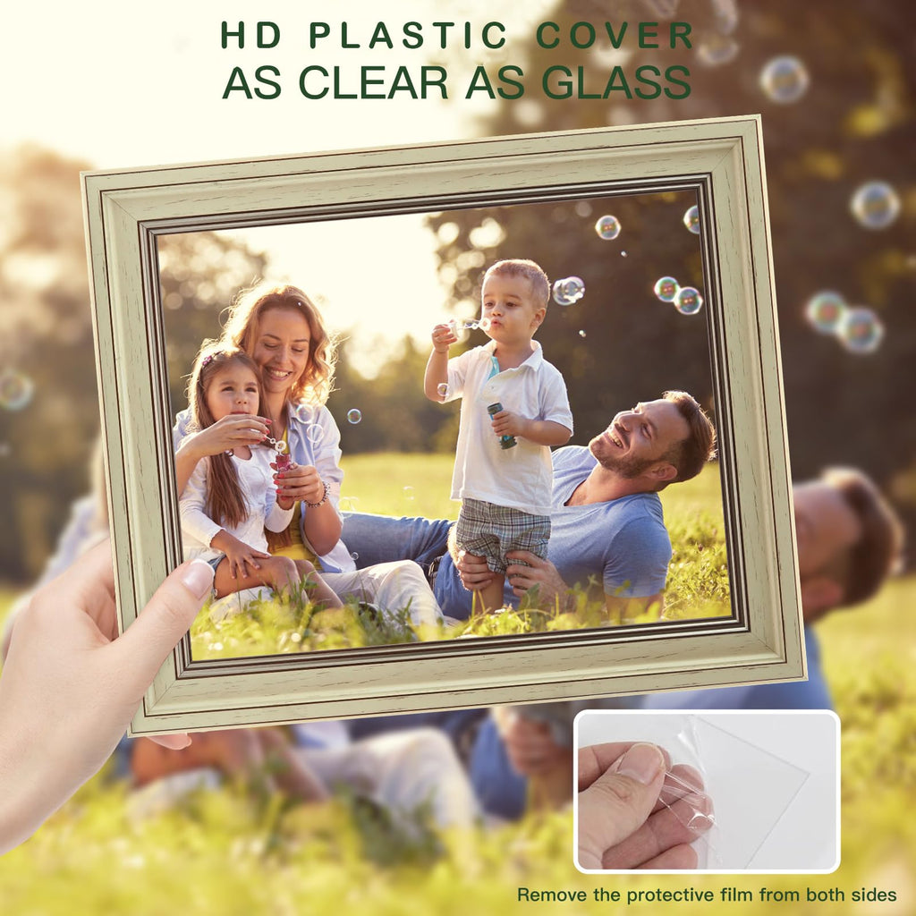 3 Pack 8x10 Picture Frames, Rustic Vintage Photo Frame(Brown)