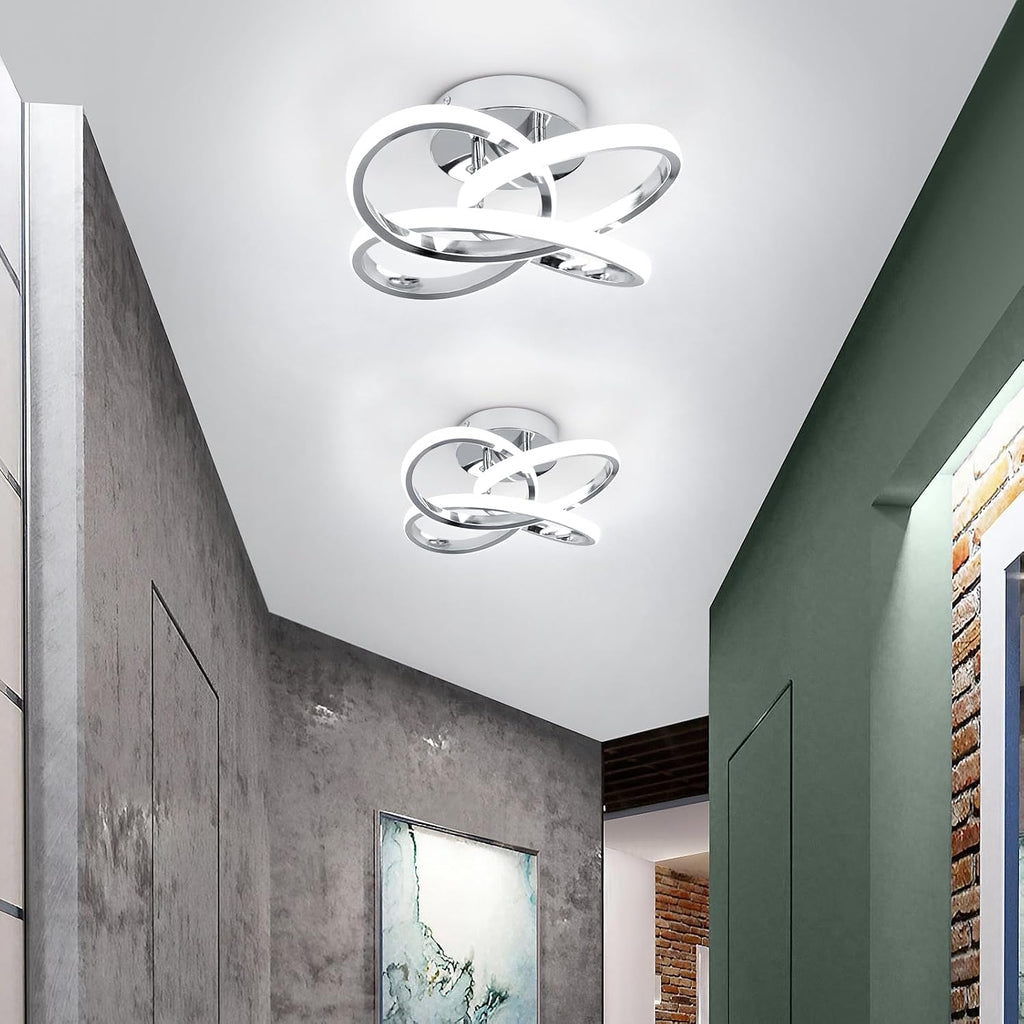 Modern Ceiling Light Fixture,Small Led Hallway Light Fixtures Ceiling Lamp,Creative Close to Ceiling Lighting Bedroom