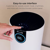 Air Purifier for Home, Clean Sense, HEPA-Exceeding Filter, Captures Pollutants, Pet Dander, Dust, Od