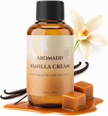 Vanilla Cream Diffuser Oil Refill, Warm Vanilla Caramel, 3.38 Fl Oz