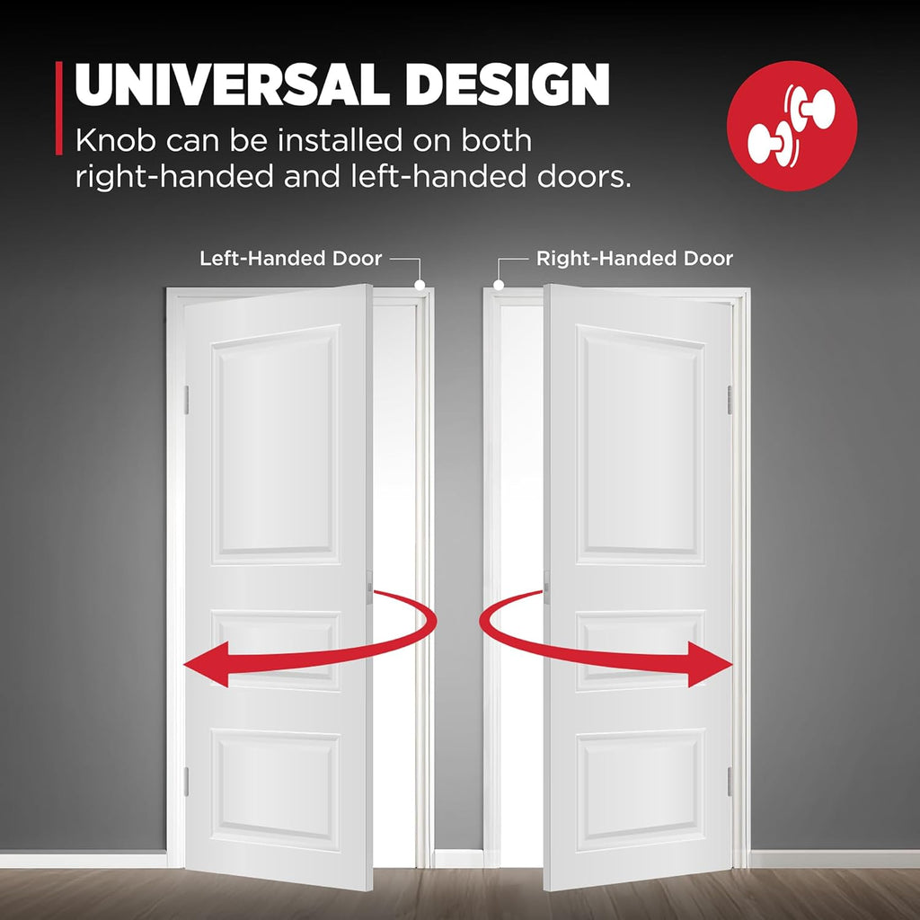 Chelsea Front Door Lock Handle and Deadbolt Set, Entry Handleset Exterior with Juno Interior Door Knob - Door Handleset