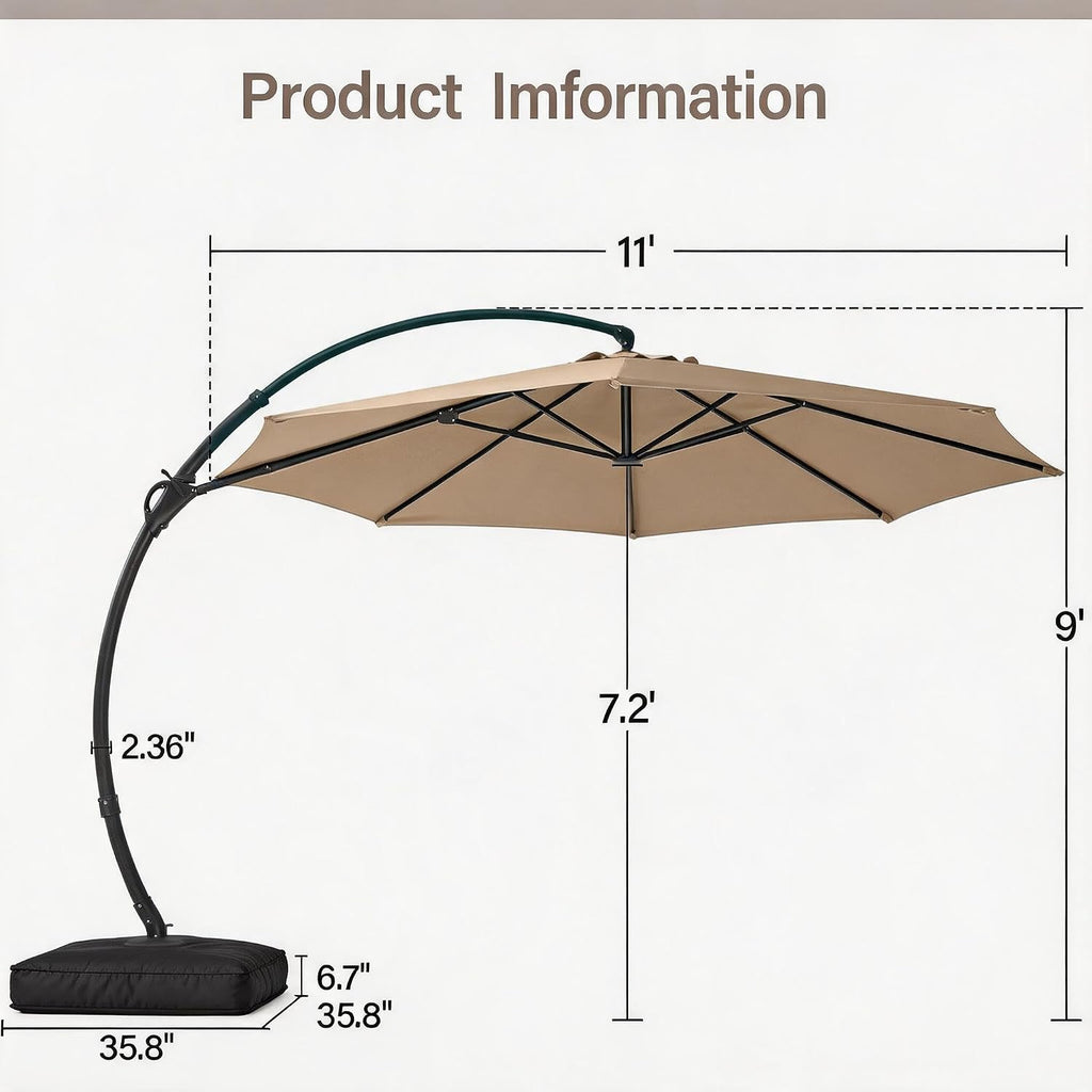 Outdoor Patio Umbrella with Base included