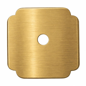 1.7" Gold Backplates of Bifold Closet Cabinet Knobs