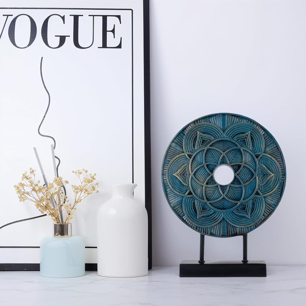 Sculpture Decorative Objects Above Cabinet Decor Kitchen Elegant Home Decor Items Accents Centrepieces, Console Table