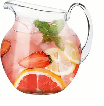 100 oz Shatterproof Plastic Pitcher, the Large Capacity Makes it Excellent for Parties, Both Indoor and Outdoor, Clear