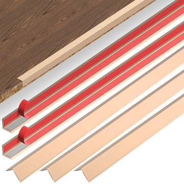 5pcs 48" Gold Metal Corner Protectors, Aluminum Self Adhesive Corner Guards, Metal Wall Edge Protector Strip