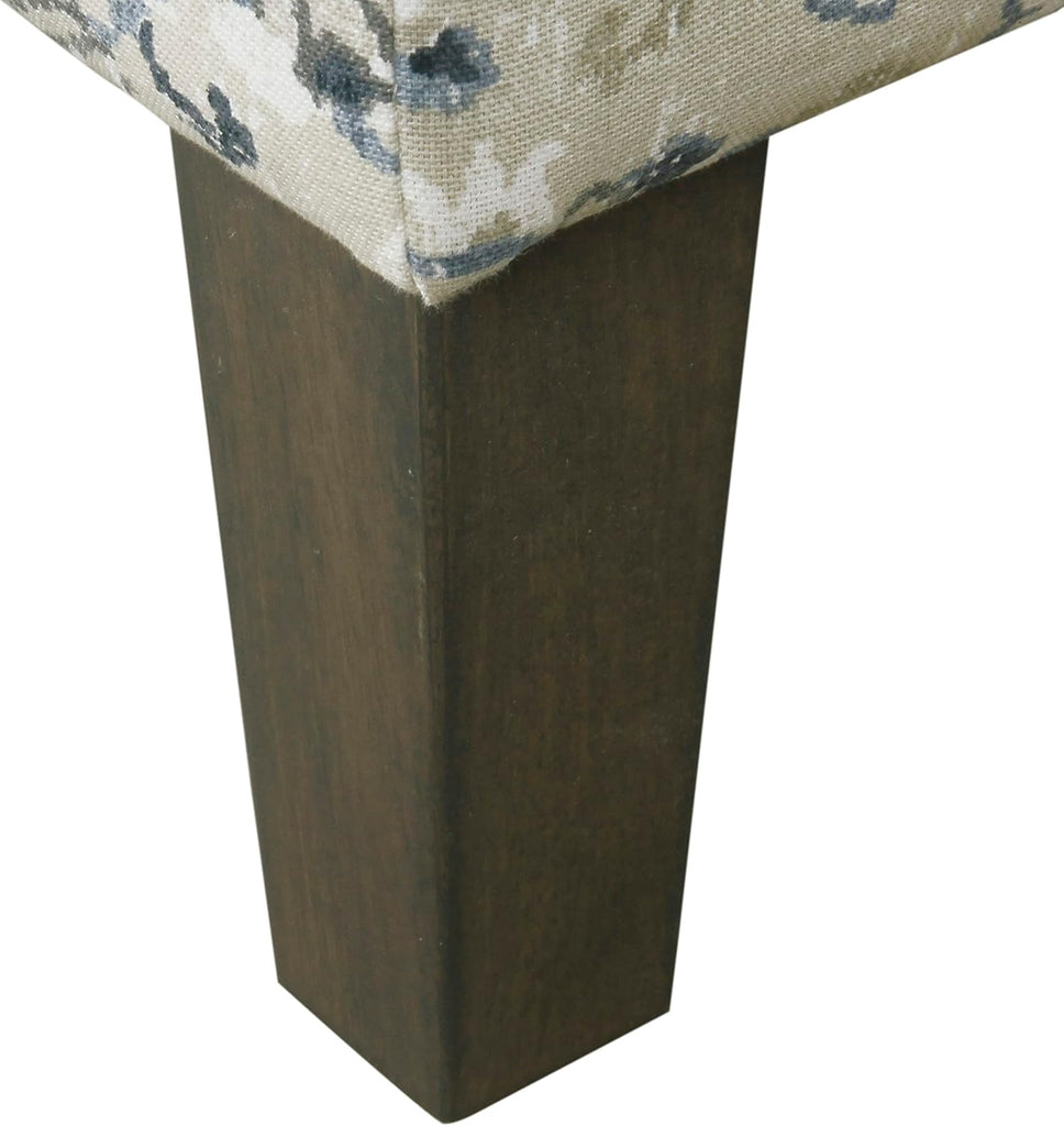 36" Decorative Storage Bench - Antiqued Blue