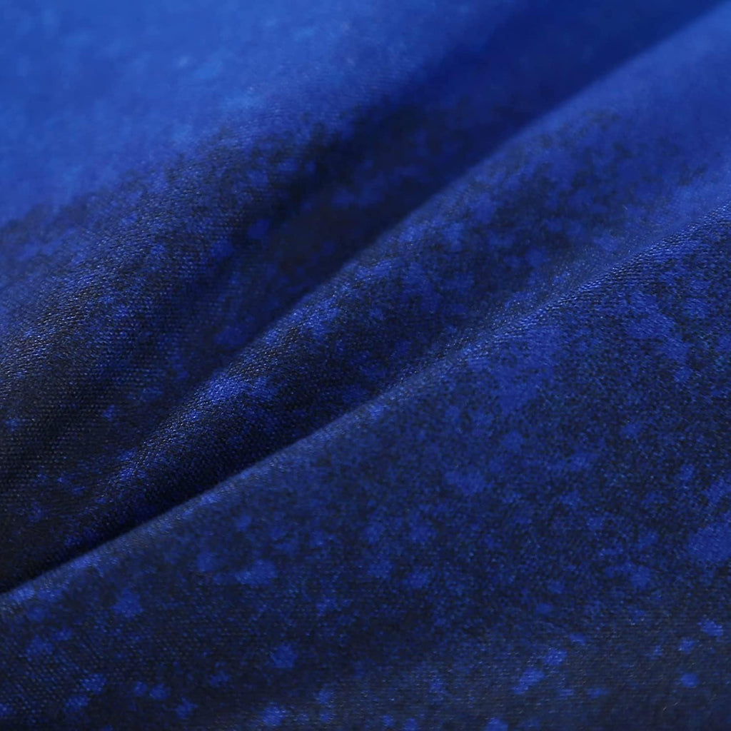 Blue Galaxy Comforter Set Full 3 Pieces, Soft Microfiber Lightweight Blue Space Comforter Full, Galaxy Bedding for Boys Girls Kids Teens