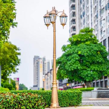 Outdoor Lamp Post Light,180cm European Victorian Outdoor Waterproof Street Light