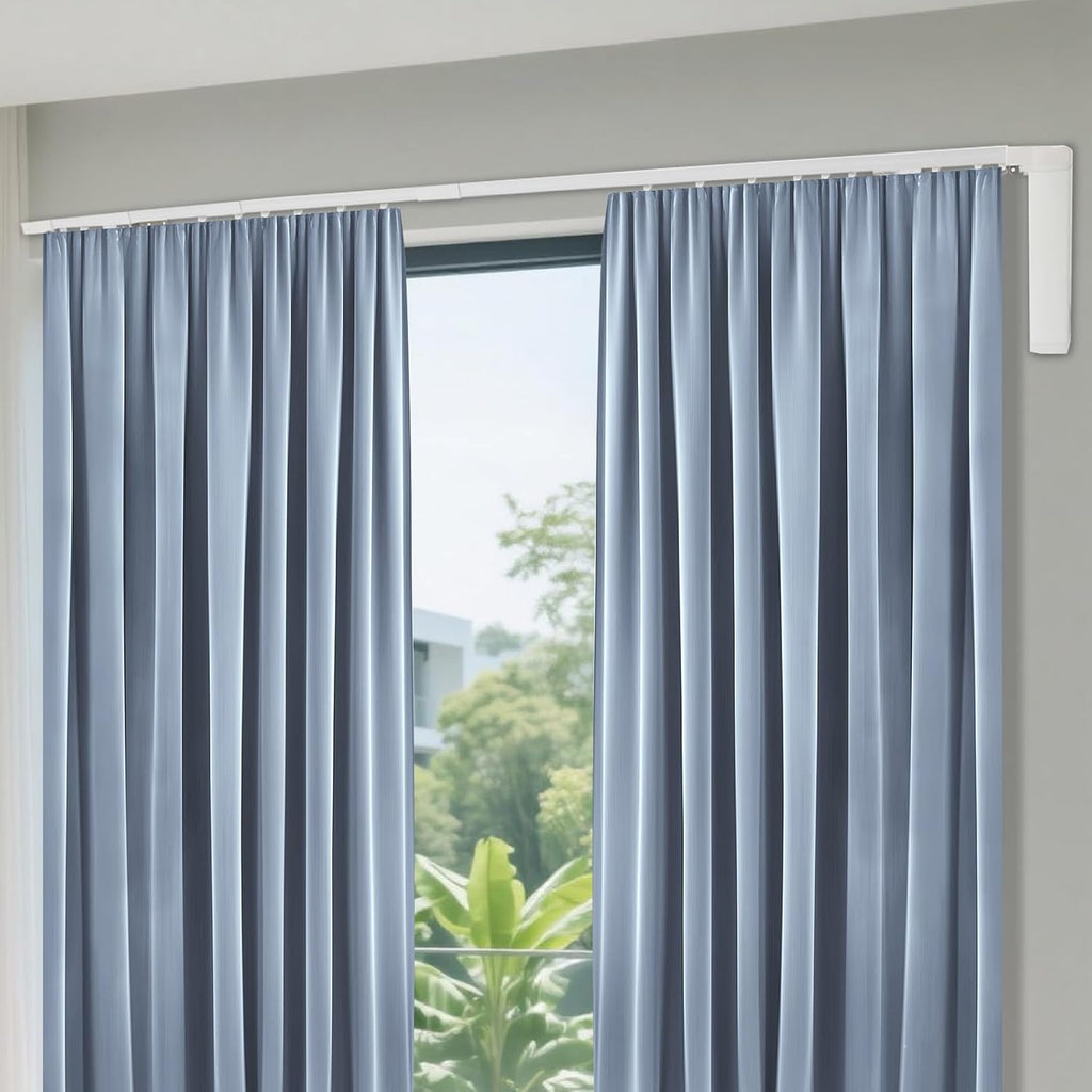 Electric Curtain Tracks, Automatic Curtains Opener Curtains Rod with Smart/Manual/Remote Control, Retractable
