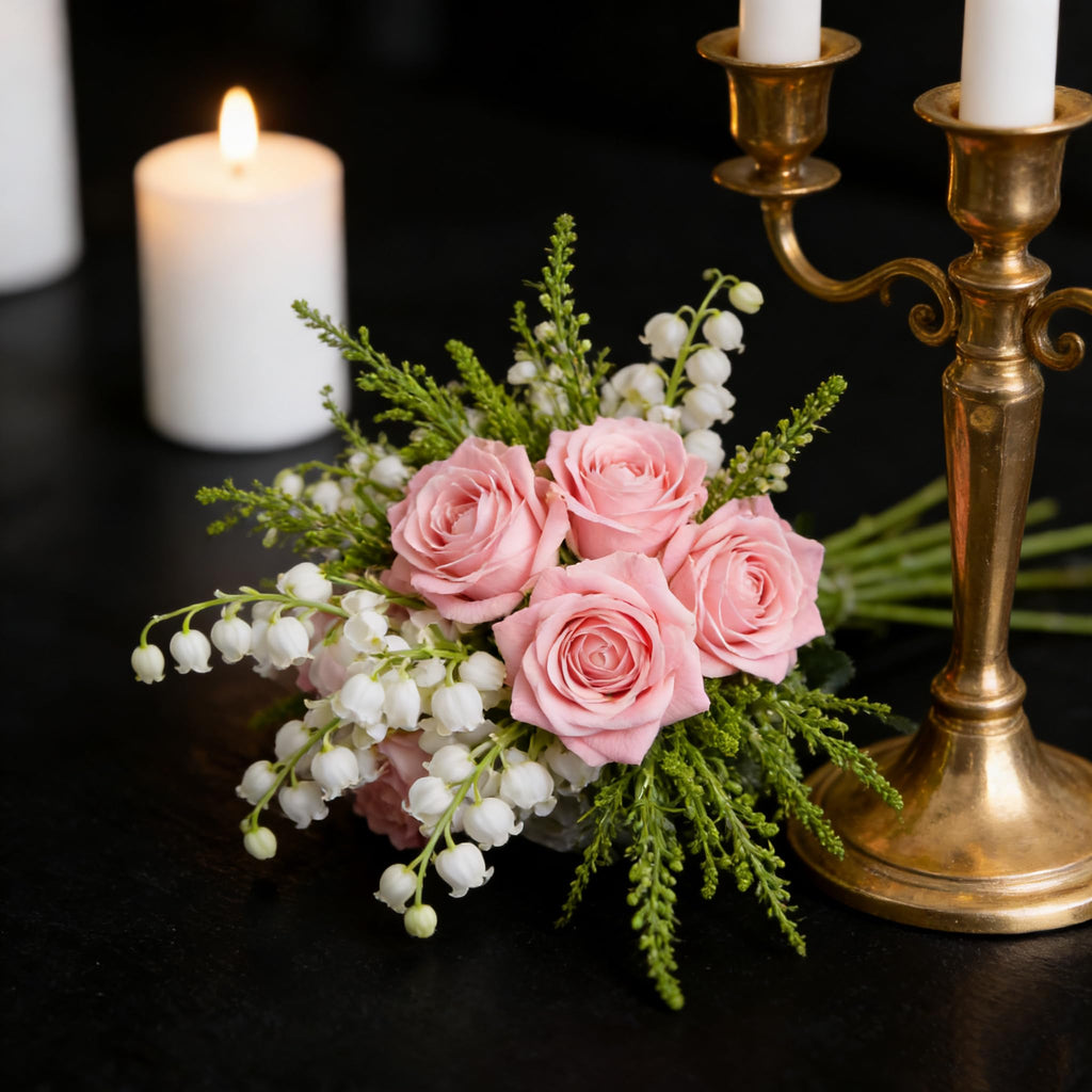 12pcs Real Touch Roses Artificial Lifelike Rose, Pink