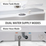 3-in-1 Function Countertop Dishwasher, 900W Portable Mini Dishwasher with 5 Cleaning Modes, 17 Spray Nozzles