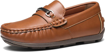 Boys Loafers Slip-On Dress Shoes Casual Penny Church Shoes