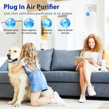 Ion Air purifiers Plug in Air Ionizers for Home Portable and Quiet Ionic Air Purifiers for Bedroom T