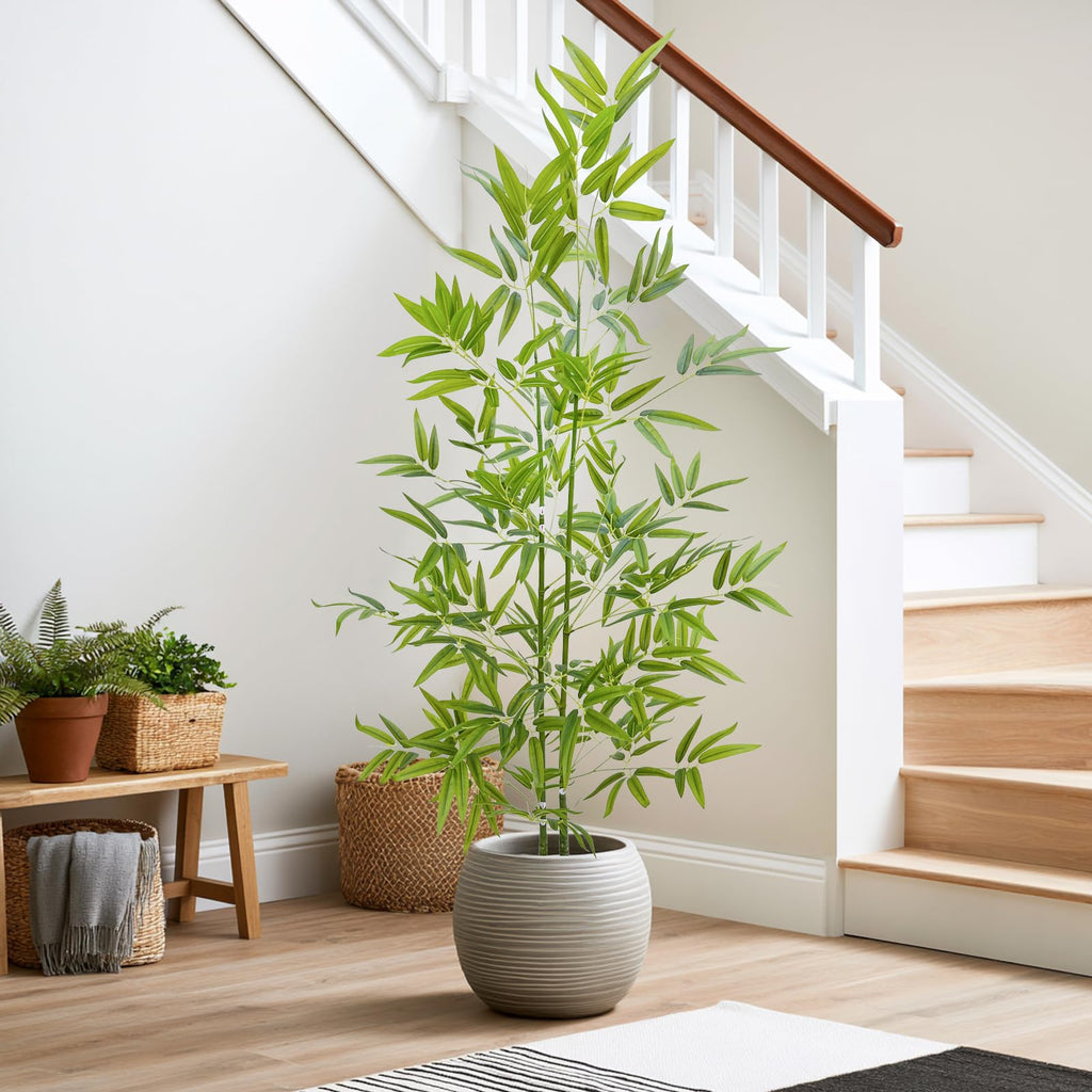 Artificial Dragon Scale Bamboo Tree 5 ft with Pot