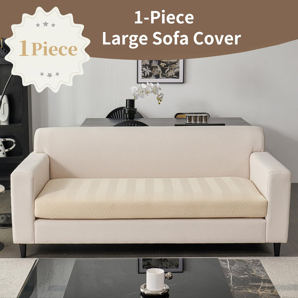 Couch Cushion Covers for Sectional Sofa, Wear Resistant Stretch Sofa Slipcovers for Chair Sofa Cushion Furniture