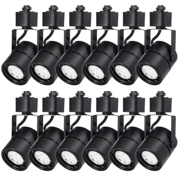 12 Pack LED Track Light Heads,7W H Type Track Lighting Heads for Ceiling Spotlight Wall Art Exhibition