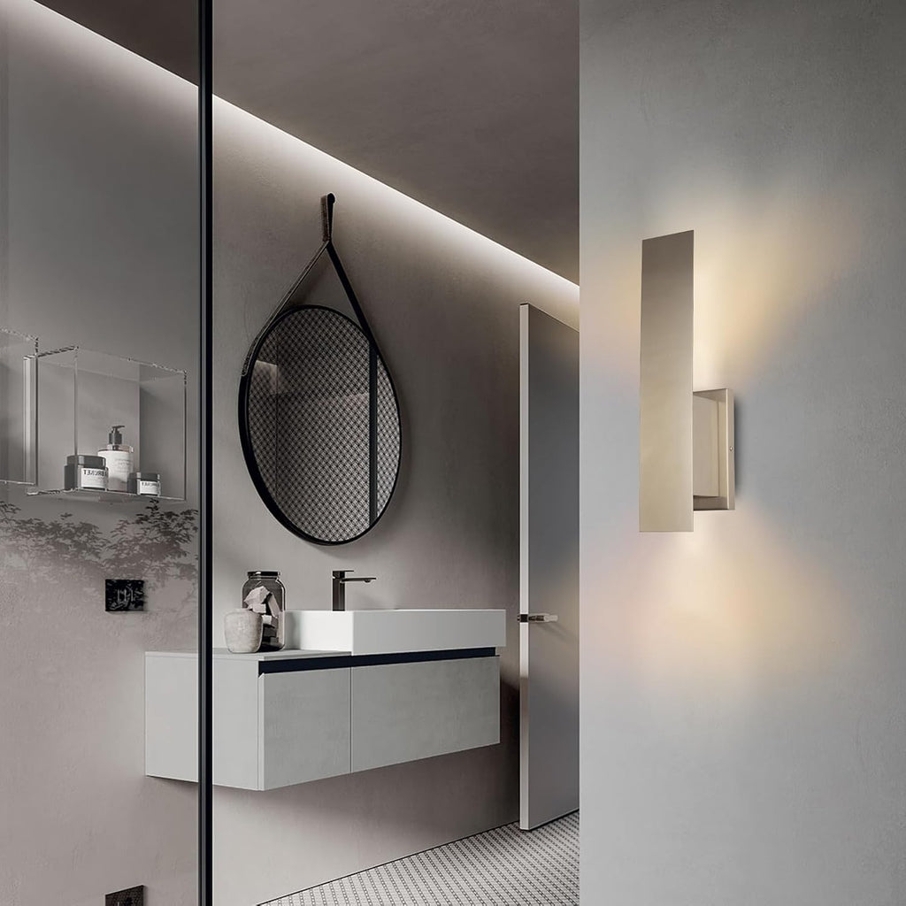 Indoor Wall Sconces, Modern Wall Lights, Up and Down Wall Mount Light, Dimmable Hardwired Wall Light , GU10 Bulbs