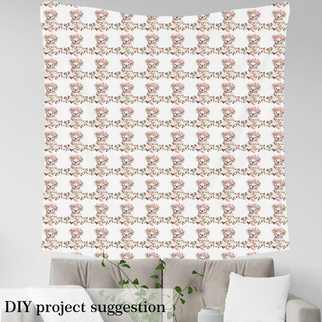Cute Koala Fabric By The Yard 1 Yard
