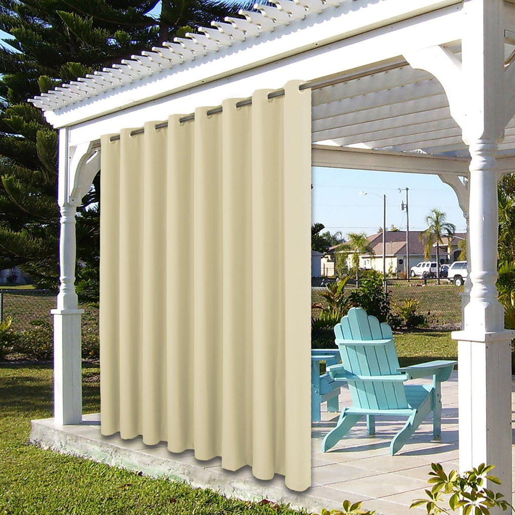 Extra Wide Waterproof Outdoor Curtains Porch
