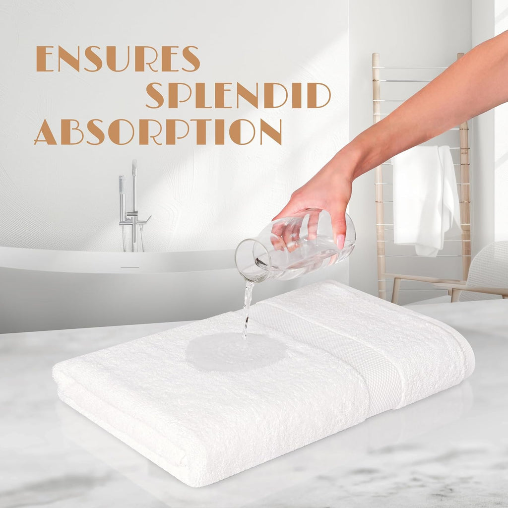 Bath Sheet Towels - 650 GSM Cotton Luxury Bath Towels Extra Large 35x70 | Highly Absorbent and Quick Dry | Hotel