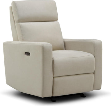 The Glider Premium Power Recliner Nursery Glider Chair with Adjustable Head Support | Designed with a Thoughtful