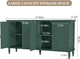 58" Sideboard Buffet Cabinet with Storage