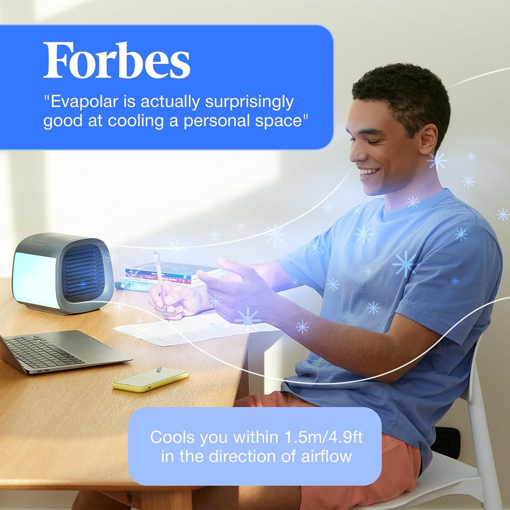 EvaCHILL Portable Air Conditioners - Portable AC Unit - Small Personal Evaporative Air Cooler & Fan for Desk, Office
