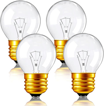 Oven Light Bulb G45 40W 120V Oven Light Bulb Replacement E26 Base