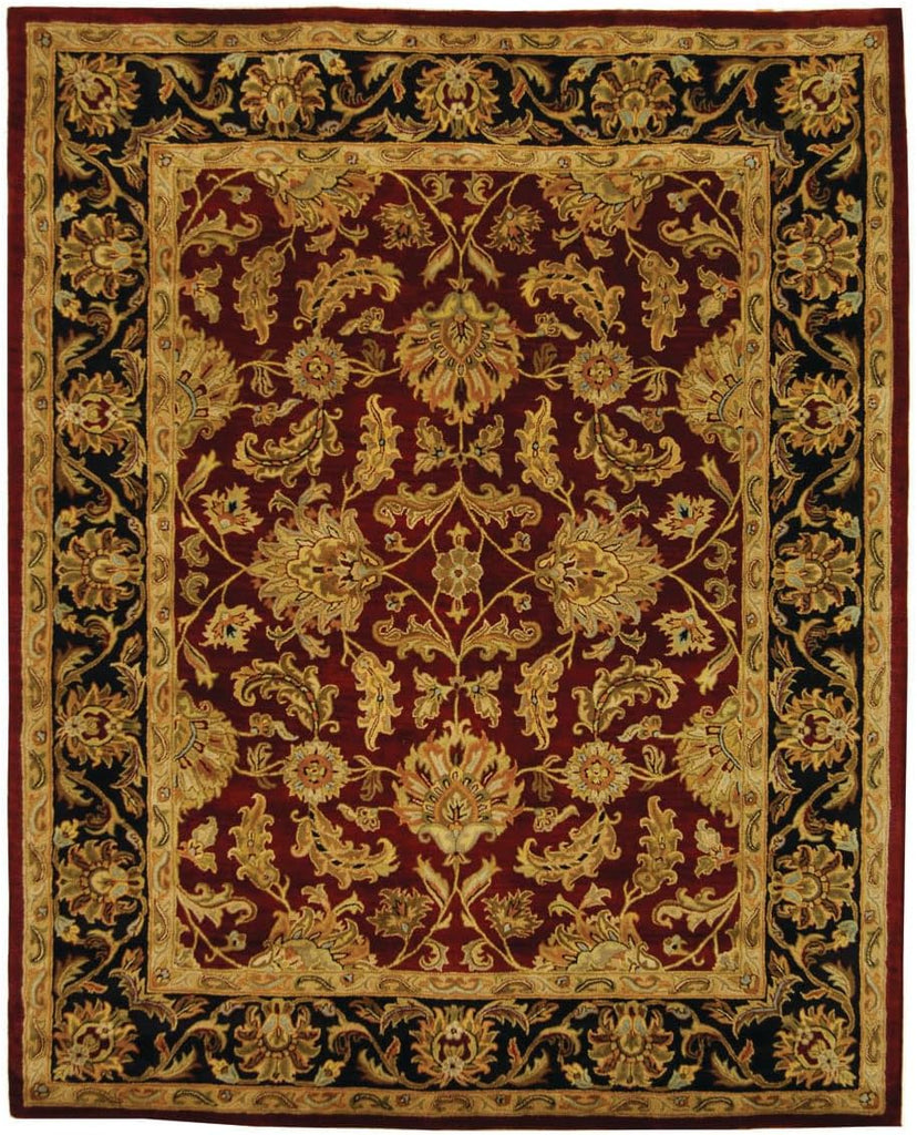 Heritage X-Large Area Rug - 12' x 15', Red & Black, Handmade Traditional Oriental Wool