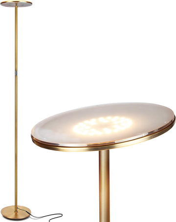 Sky Flux Dimmable LED Floor Lamp - Super Bright Floor Lamp with 3 Light Modes