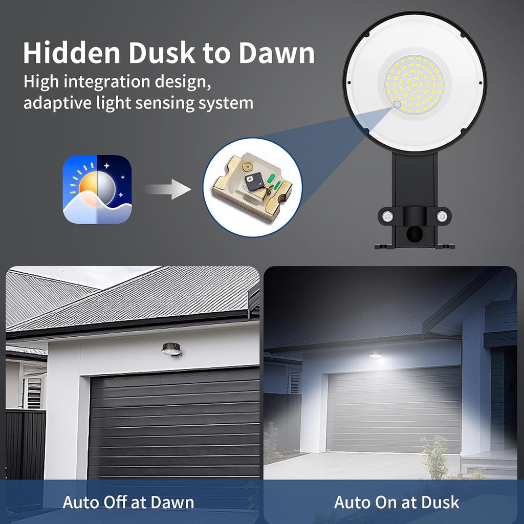 170W LED Barn Light, Dusk to Dawn Outdoor Lighting with Photocell, 22000LM Brightness Area Street Outdoor Lights