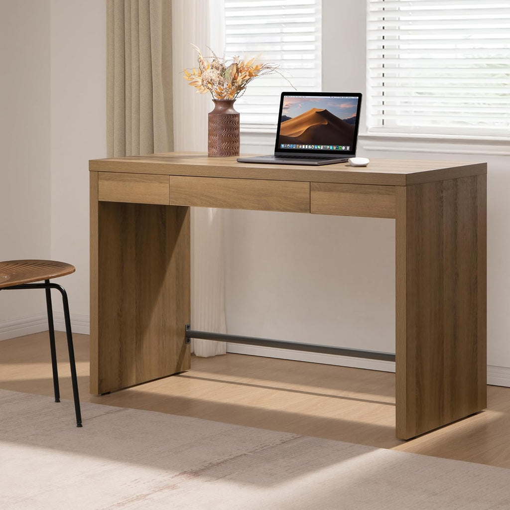 Computer Desk Writing Table - 47-Inch Home Office Executive Desk with Drawer