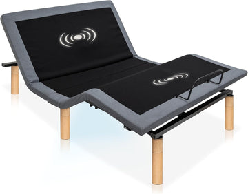 Queen Adjustable Bed Frame, Head & Foot Incline, Zero Gravity, Massage, Anti-Snore, 4 USB Ports, LED Under-Bed Light