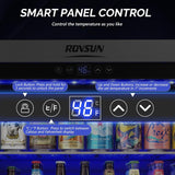 24 Inch Beverage Refrigerator, 5.8 Cu.Ft. Built-in Beverage Cooler, Under Counte