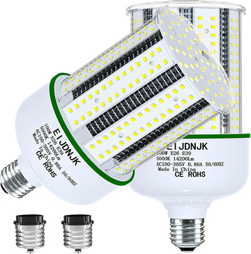 100W LED Corn Light Bulbs 1000W Equivalent,5000K Daylight 2Pack