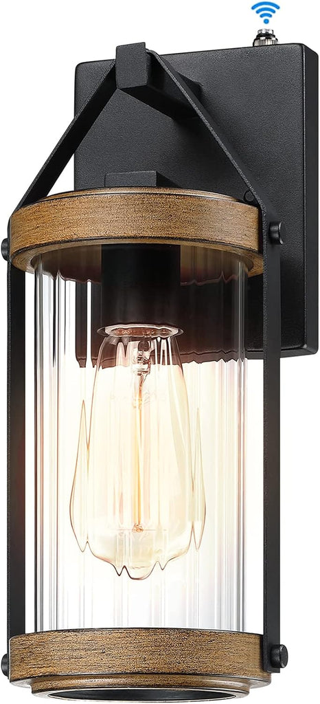 Dusk to Dawn Sensor Outdoor Wall Sconce Lighting Anti-Rust Exterior Porch Light Fixtures Farmhouse Front House Lantern
