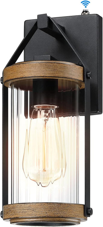 Dusk to Dawn Sensor Outdoor Wall Sconce Lighting Anti-Rust Exterior Porch Light Fixtures Farmhouse Front House Lantern