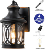 2-Pack Outdoor Wall Lights, Porch Lights, Waterproof Outdoor Wall Sconce