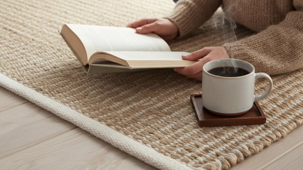 Jute Pulse Handwoven Natural Area Rug