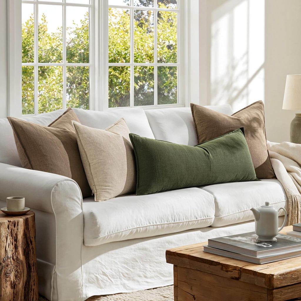 Decorative Long Lumbar Throw Pillow Cover