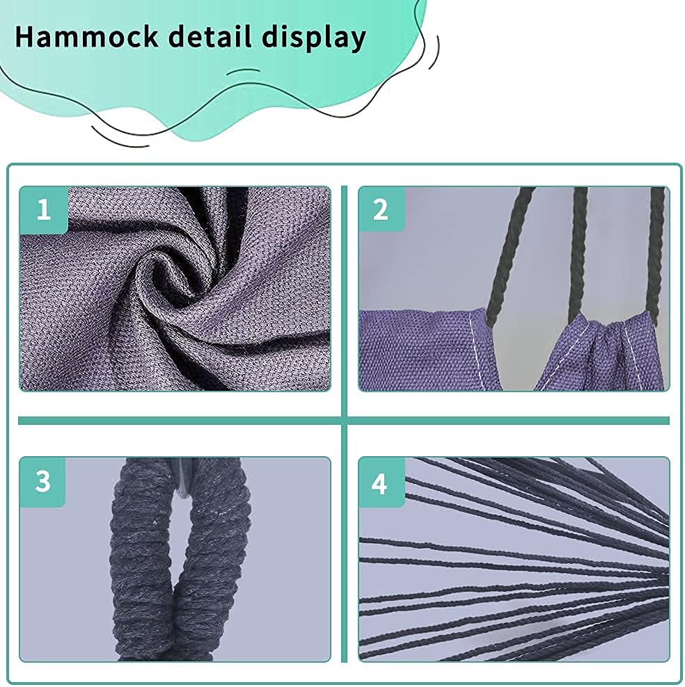 Hammock Chair Stand with Hanging Swing Chair Included,Weather Resistant and Saving Space Stand Max 450 Lbs, Quality
