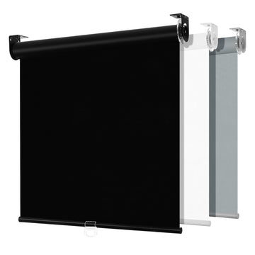 Blackout Roller Shades for Windows, Black