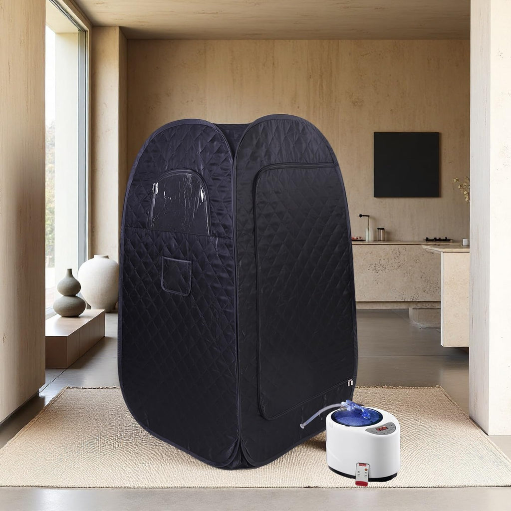 Portable Sauna Box for Relaxation, Detoxification, Steam Sauna Tent for Home with 3L Steam Generator